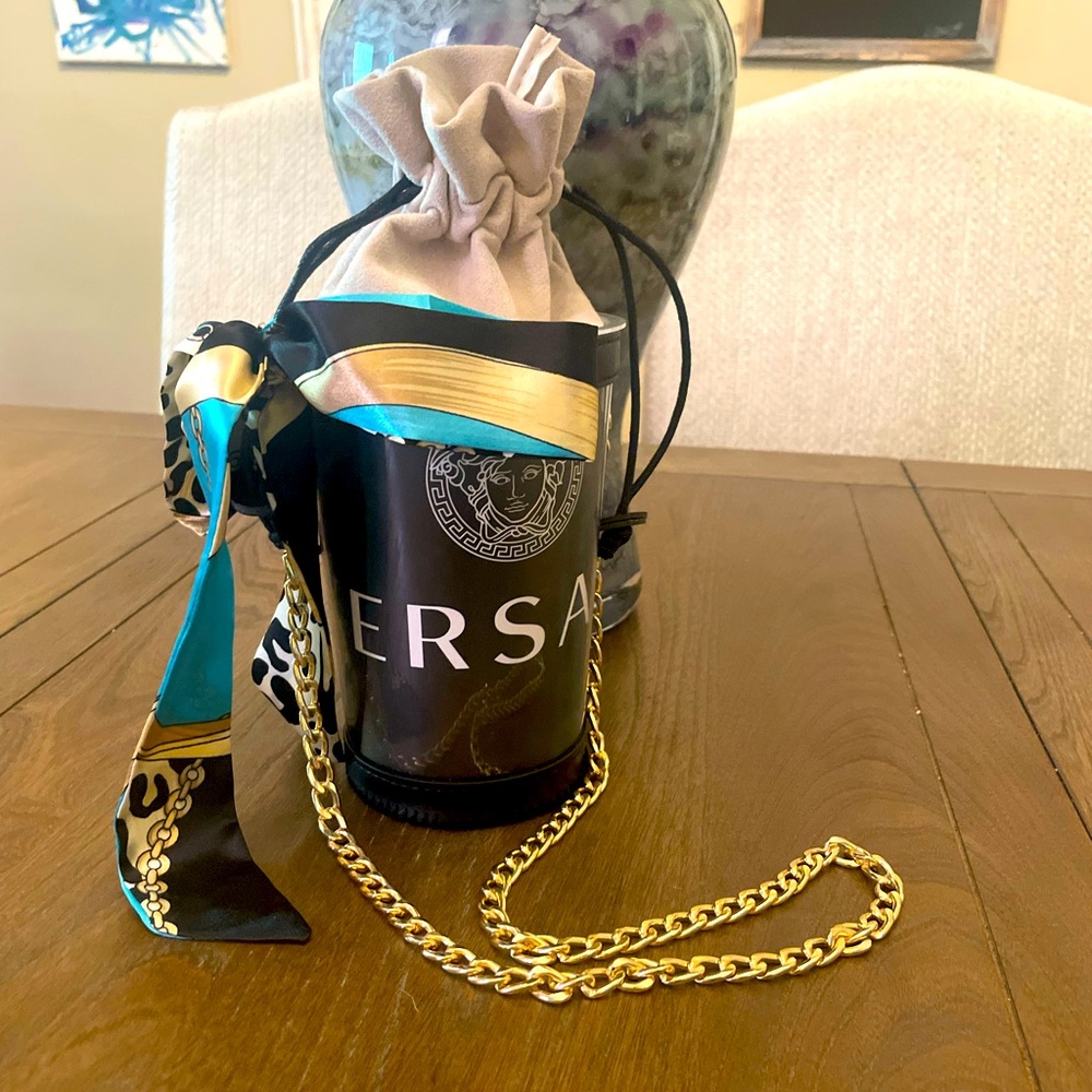AUTHENTIC Versace Shopping bag handmade purse
